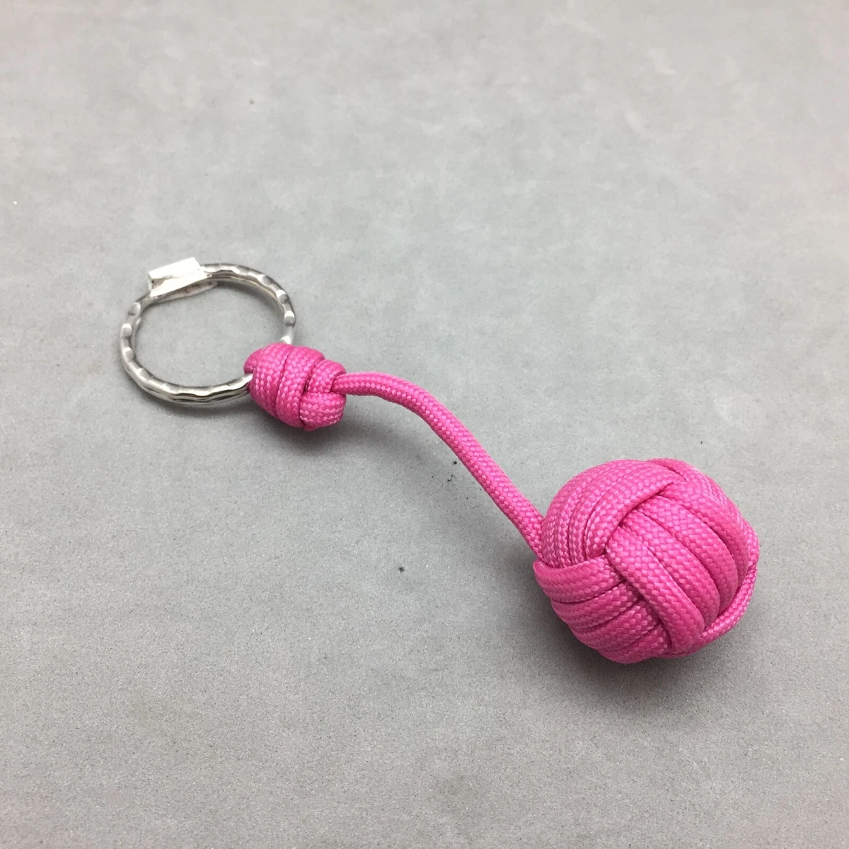 Keychain Monkey Paw Knot Ball Nautical 1 1/4 Paracord New Hot