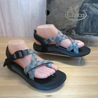 CHACO Z Canyon 2 size 39 Womens 8 Sport Sandals Adjustable Toe Loop Black Gray