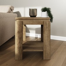 Canyon Oak Lamp Table Grey Oak