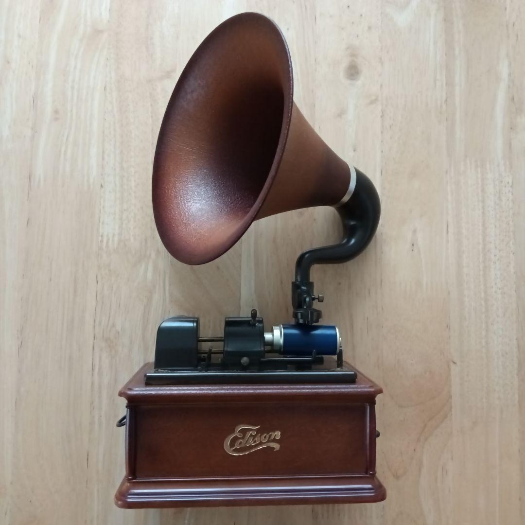 Technics Edison Opera エジソン オペラ 蓄音機型 小物入れ Technics Edison Opera Phonograph Music Box w/ Accessory Box from
