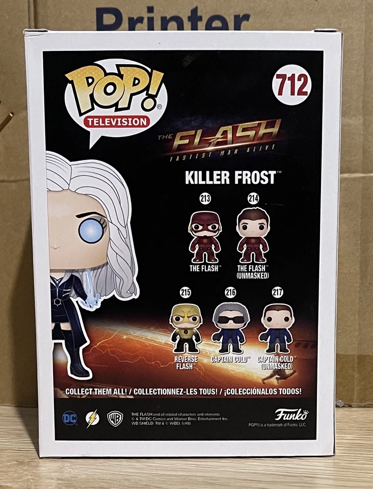 Killer Frost Pop #712 - DC The Flash Funko Pop! Convención de otoño 2018 Foto 4 de 4