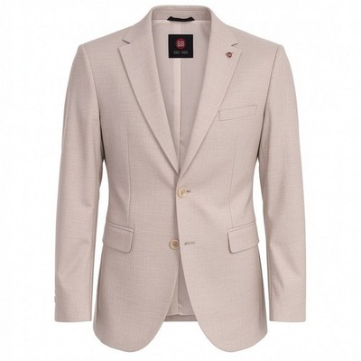 CG Club of Gents Men's Suit Jacket Calvin Slim Fit Beige 61.236J1 225972 21#