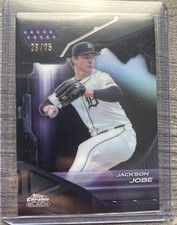 2026 Topps Chrome Black Jackson Jobe Purple  /75