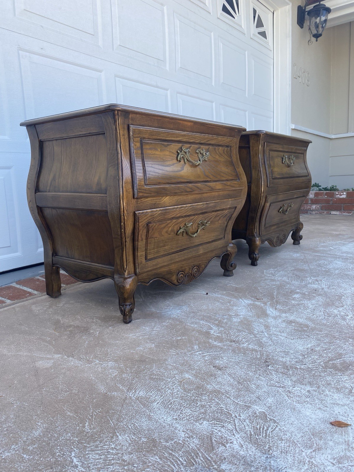 Vintage Baker Furniture Bombay Night Stands