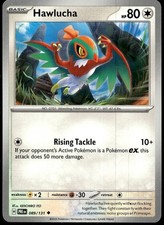 Hawlucha 089/131 Uncommon Prismatic Evolutions Pokemon Lightly Played