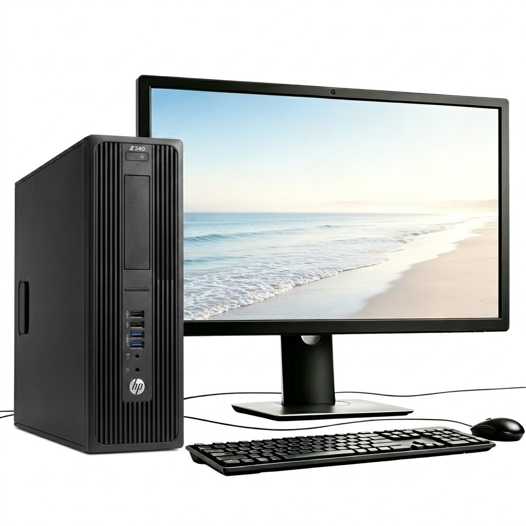 HP Z240 SFF Desktop PC Intel i7-6700 32GB RAM 1TB SSD Win11P WiFi