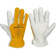 Tillman 1428 Top Grain/Split Cowhide Drivers Gloves, X-Large X-Large, White