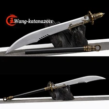 46" Removable Chinese Kung Fu Sword Sharp Broadsword Dragon Dao Manganese Steel