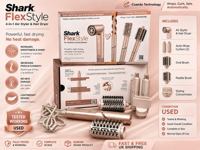 Shark FlexStyle 4-in-1 Air Styler & Haartrockner komplett im Karton getestet funktioniert