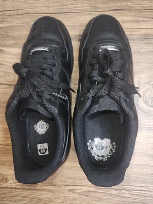 Men s Nike Air Force 1 Low Sneaker, Triple Black; US Size 8.5