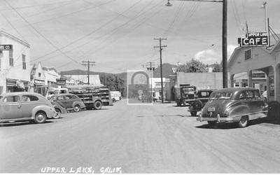 Street View Upper Lake California CA - Reprint
