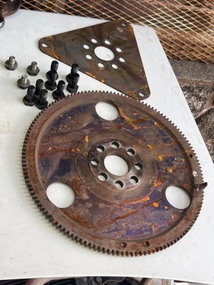 BMW m20 E23 E24 E28 OEM M30 4HP22 Automatic 3 Hole Flywheel Flex Plate