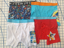Boys' Underwear Boxer Briefs DC Sonic Jurrasic Park Size 8 - Pack of 4