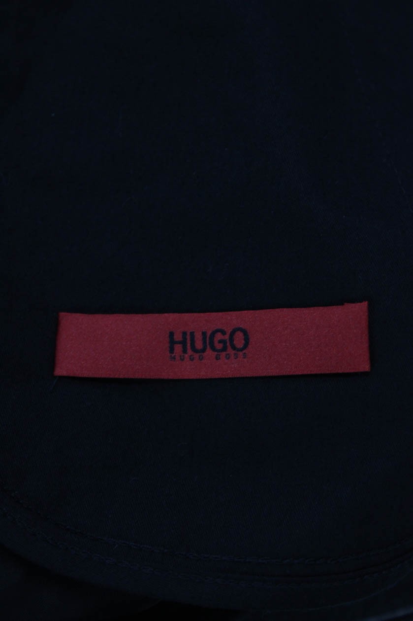 Boss Hugo Boss Mens Slim Leg Creased Herwi Dress Pants Black Wool Size 40 thumbnail 8