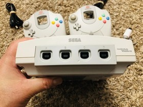 Sega Dreamcast Console System HKT-3020 With 2 Controllers  Fully Cleaned TESTED!