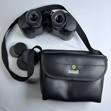 Bushnell Powerview 7x35 Binoculars, Case, Lens Cover, Syracuse University Staff