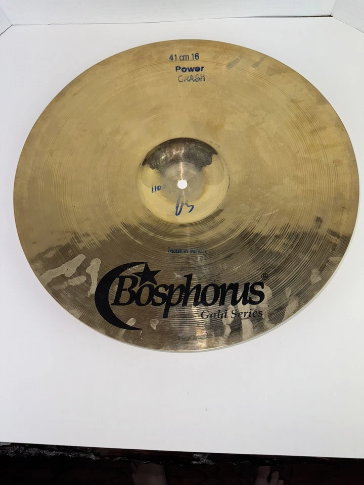 "Platillo Power Crash Bosphorus Gold Series 16""" Foto 3 de 4