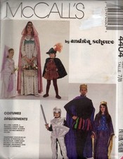 4404 MCCALL'S CHILD MEDIEVAL COSTUMES SZ 7/8