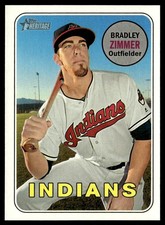 2018 Topps Heritage Bradley Zimmer Cleveland Indians #61