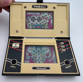 Vintage 1983 Nintendo Game & Watch Pinball PB-59 Multi Screen Mint Clear LCD MIJ
