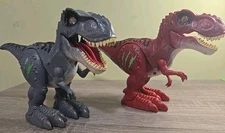 ZURU Robo Alive Attacking T Rex Dinosaurs LOT Robotic Pet Walking Roaring WORKS