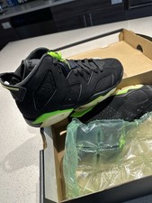 Jordan Air Jordan 6 Retro GS Black Electric Green Boys 5Y 384665-003