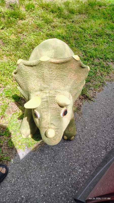 Playskool Kota My Triceratops Dinosaur 2007 Interactive Toddler Ride-On Toy