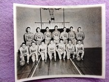 Vintage 1940's U.S. Navy Photo  Basketball Team Sailors