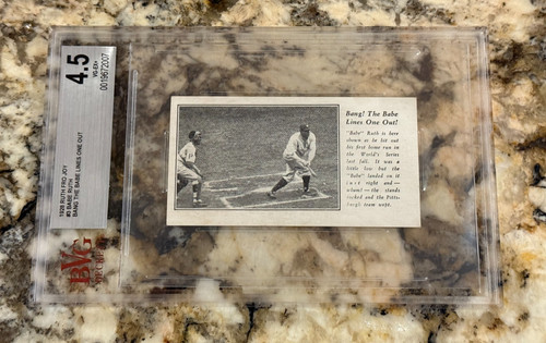 Babe Ruth 1928 Fro Joy #3 BVG 4.5 Centered Rare High-End NY Yankees HOF Bambino