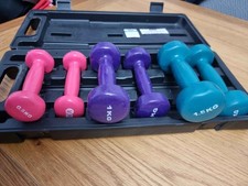 6KG Probell Ladies Dumbells Hand Weights Set for Gym/Home 0.5KG 1KG AND 1.5KG