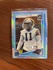 2025 Panini Donruss Optic - Rated Rookie Nic Scourton #270 Silver Prizm (RC)