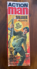 Vintage Action Man Figure - Soldier - Early 1970's Boxed