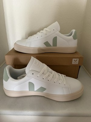 Veja Campo Sneakers - White & Sage - Size EU 42 - New Condition