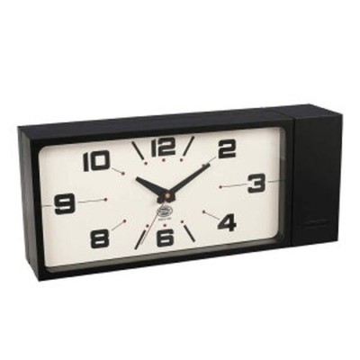 Brand New DULTON Double Face Clock Rectangle Black [H21-0362BK