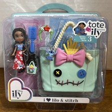 Disney ILY 4Ever tote teenies I Love LILO STITCH Doll SCRUMP Purse Free Ship