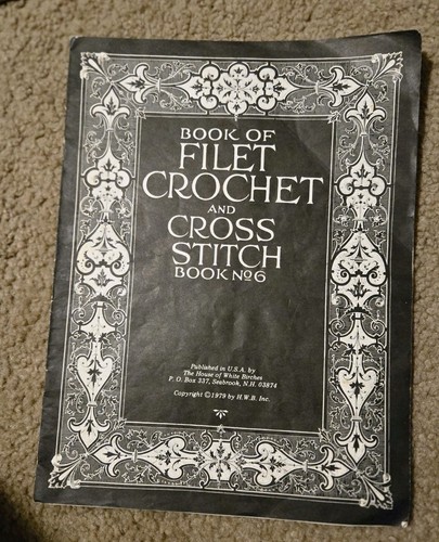 Lot of 6 Vintage Filet Crochet House of White Birches & Dover Needlework Books - Picture 7 of 15