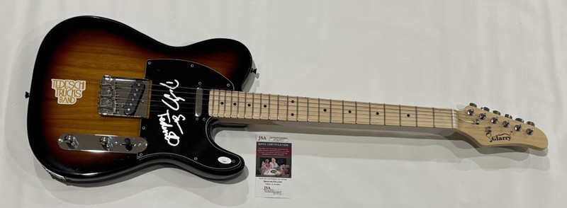 TEDESCHI TRUCKS BAND SIGNED SUNBURST ELECTRIC GUITAR DEREK SUSAN JSA COA