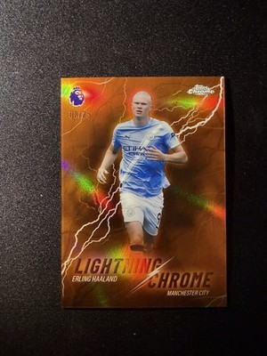 Haaland /25 Topps Lightning Chrome