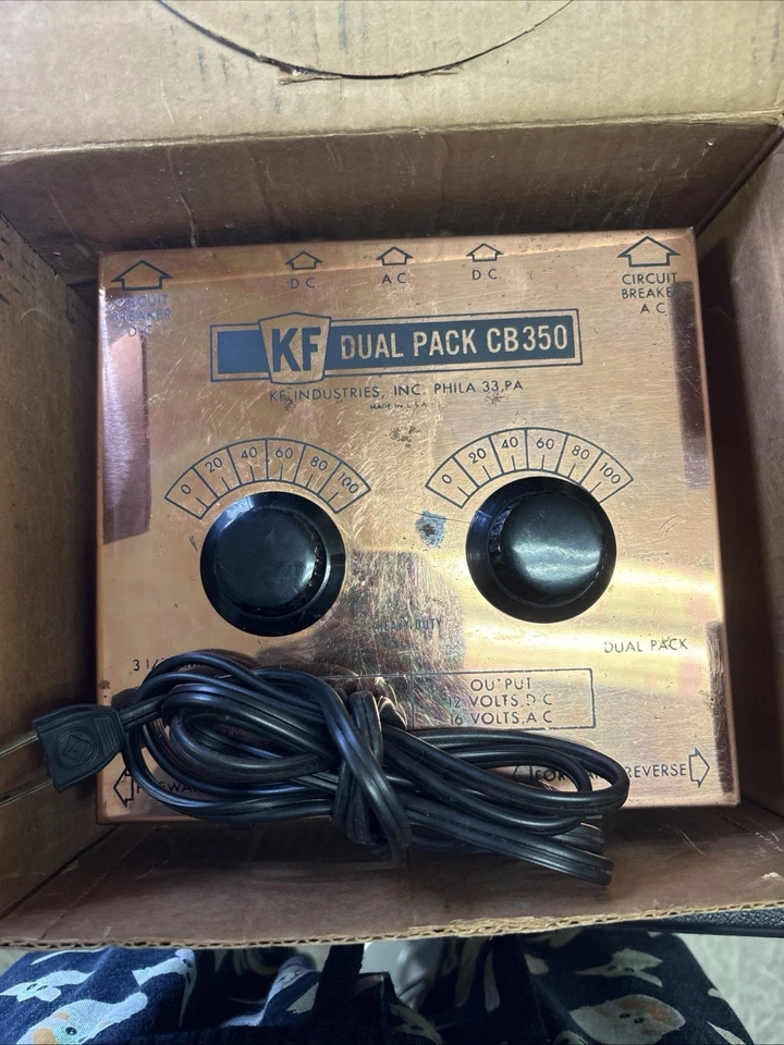 HO KF Power packs Model CB 250 A Model Train Controller - (NICE BOXED) - Image 2 of 4