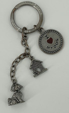 Little Gifts Keychain Charms Poodle Dog House "I Love My Dog" Keyring Fob
