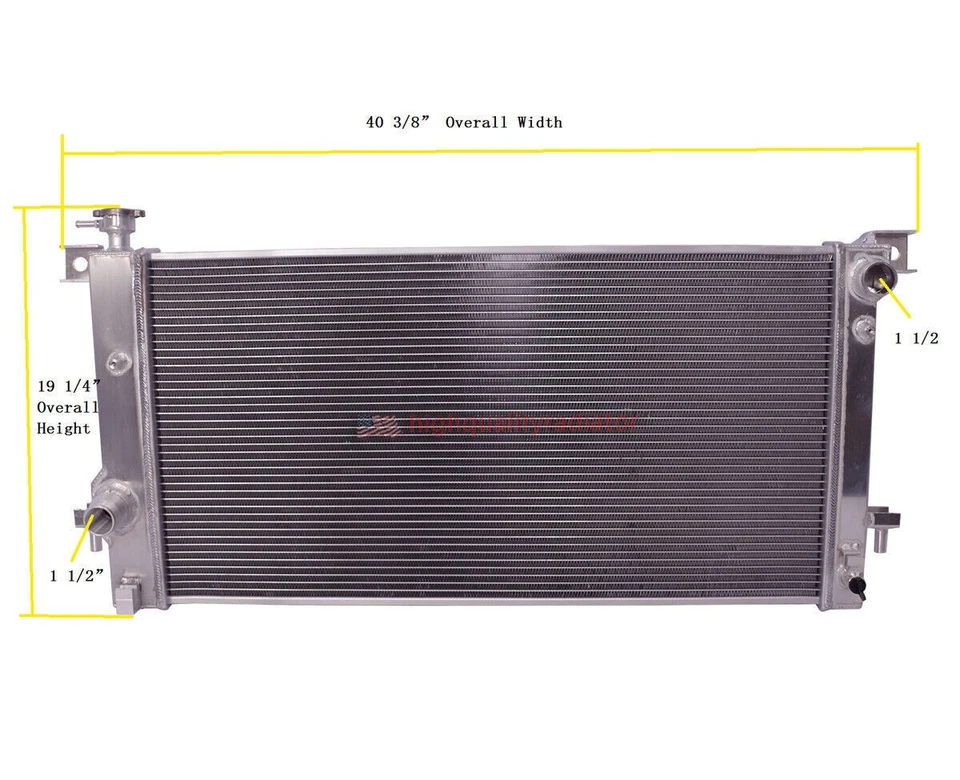 All Aluminum radiator Fit For 2010 Lincoln Mark LT/2014 Navigator DPI 13099 5.4L - Image 2 of 4