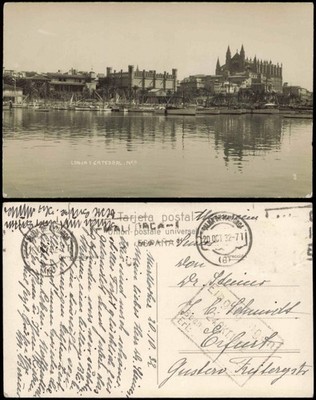 Postales Palma ( de Mallorca) Lonja y Catedral - Fotokarte 1932