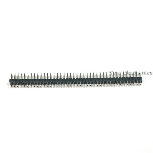 12pcs 2.54mm Double Row 2x40 Pin Breakaway Straight Male Header