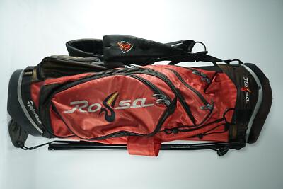 Taylormade Rossa Standbag / rot und schwarz