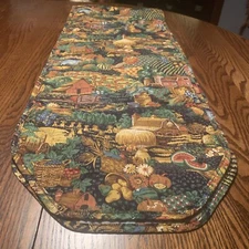 Fall Themed Table Runner 68 inches long