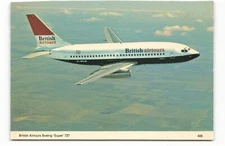 Postcard Airline BRITISH AIRTOURS Boeing Super 737 Skilton's Series CC8.