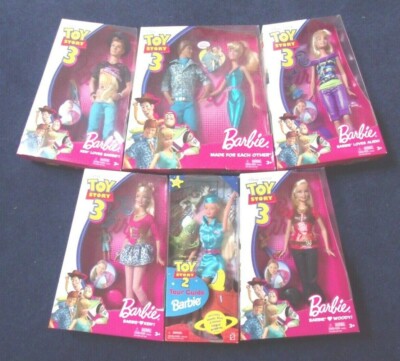 Lot of Disney Toy Story Barbie And Ken Dolls Toy Story Tour