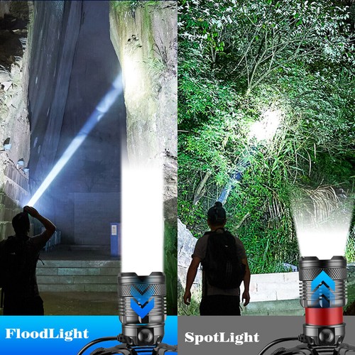 Paquete de 1-2 faros LED recargables súper brillantes de 900000 lúmenes - Imagen 4 de 10