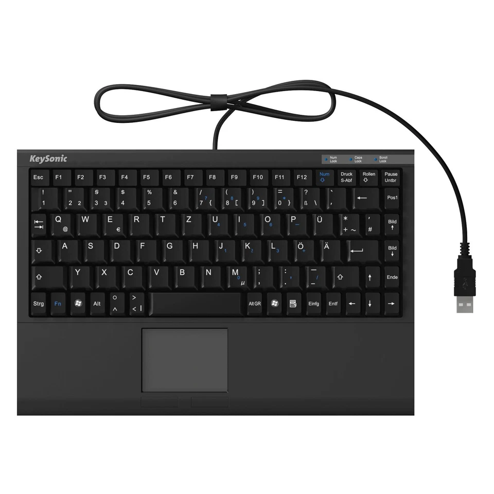 KeySonic ACK-540U+ Mini Tastatur Smart-Touchpad 28002 B-Ware