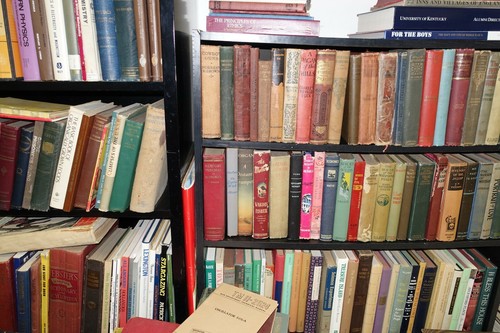 LOT of 10 Hardcover ANTIQUE Old Books Collection Set - Random Size Color - Decor - Picture 3 of 9